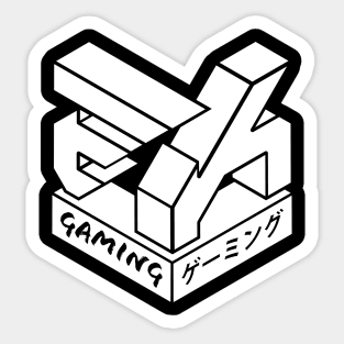 EK Gaming - "EK Cubed" (White) Sticker